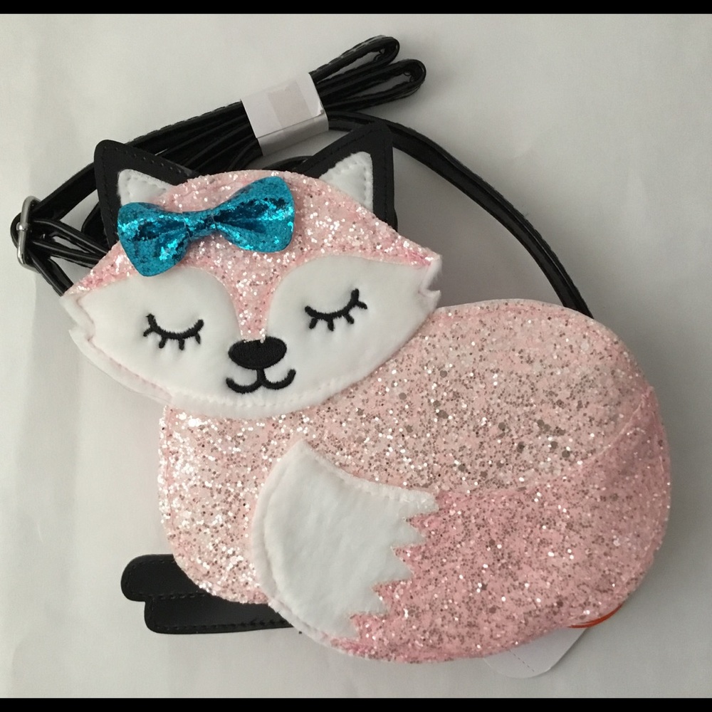 Girl’s Pnk Fox purse, NWT.